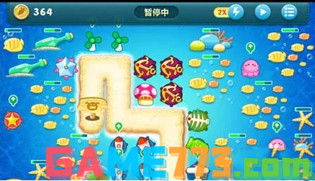 保卫萝卜深海13关过关技巧